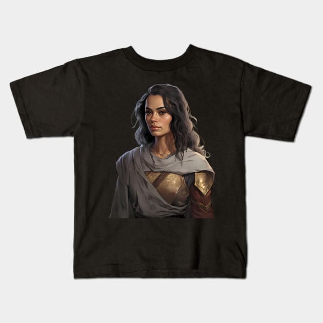 Baldur's Gate 3 Reimagined Cleric Kids T-Shirt by Keciu's Shop